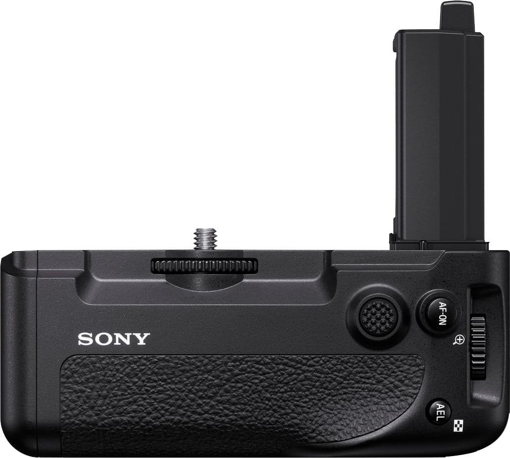 Sony - VGC4EM Vertical Grip for α7IV, α 7SIII, α1, α9 II, α7R IV and α7R V - Black - Front_Zoom