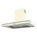 Front. La Cornue - CornuFé 43" Externally Vented Range Hood - Stainless Steel.