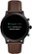 Alt View Zoom 14. Fossil - Gen 5 Smartwatch 44mm Stainless Steel - Black with Brown Leather Band.