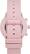 Back. Michael Kors - Gen 4 MKGO Smartwatch 43mm Aluminum - Pink With Pink Silicone Band.