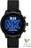 Front. Michael Kors - Gen 4 MKGO Smartwatch 43mm Aluminum - Black With Black Silicone Band.