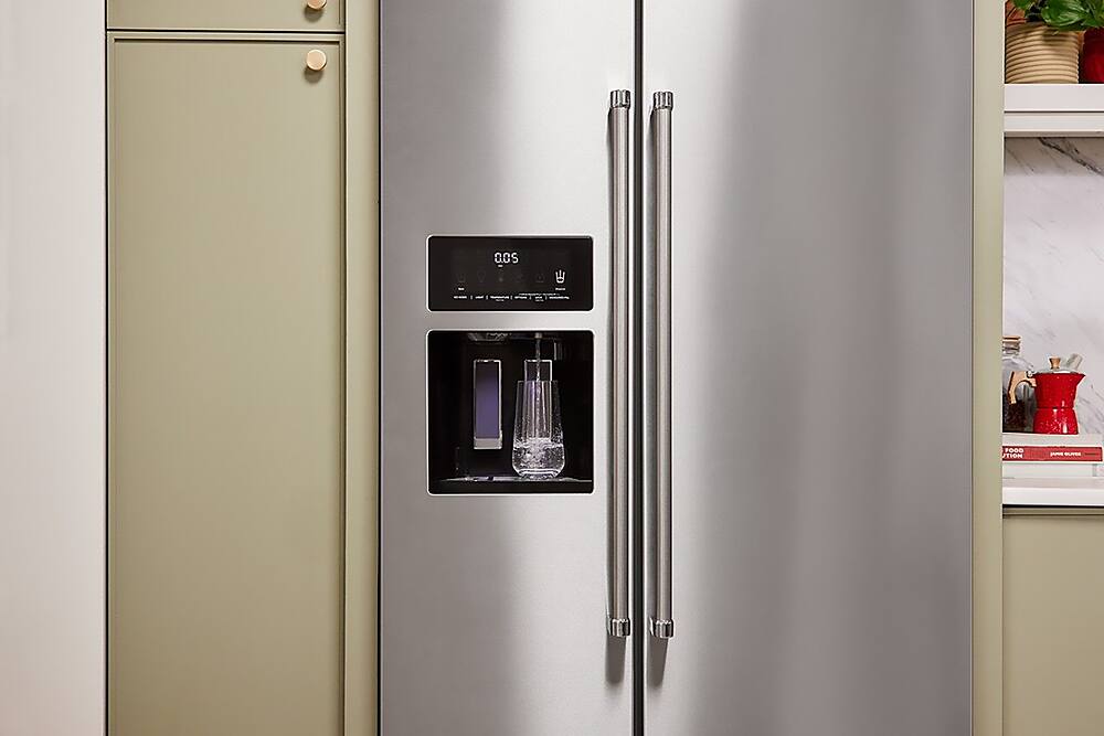 Alt View 14. KitchenAid - 24.8 Cu. Ft. Side-by-Side Refrigerator - Stainless Steel With PrintShield Finish.