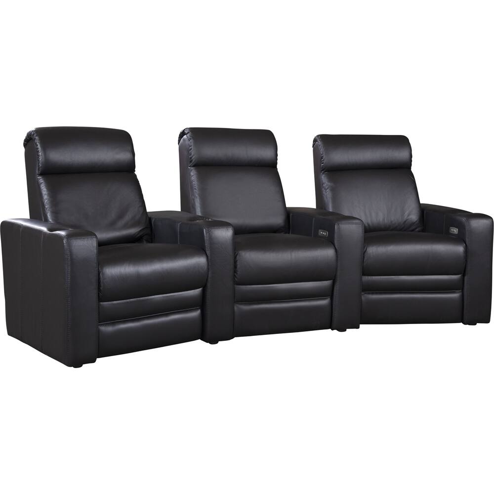 Best Buy Spectra Ambassador 3Seat Home Theater Seating Black RO80073C