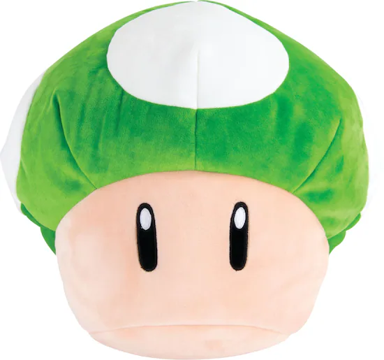 TOMY Club Mocchi Mocchi Mario Kart 1 Up Mushroom 15 Mega Plush T12971 Best Buy