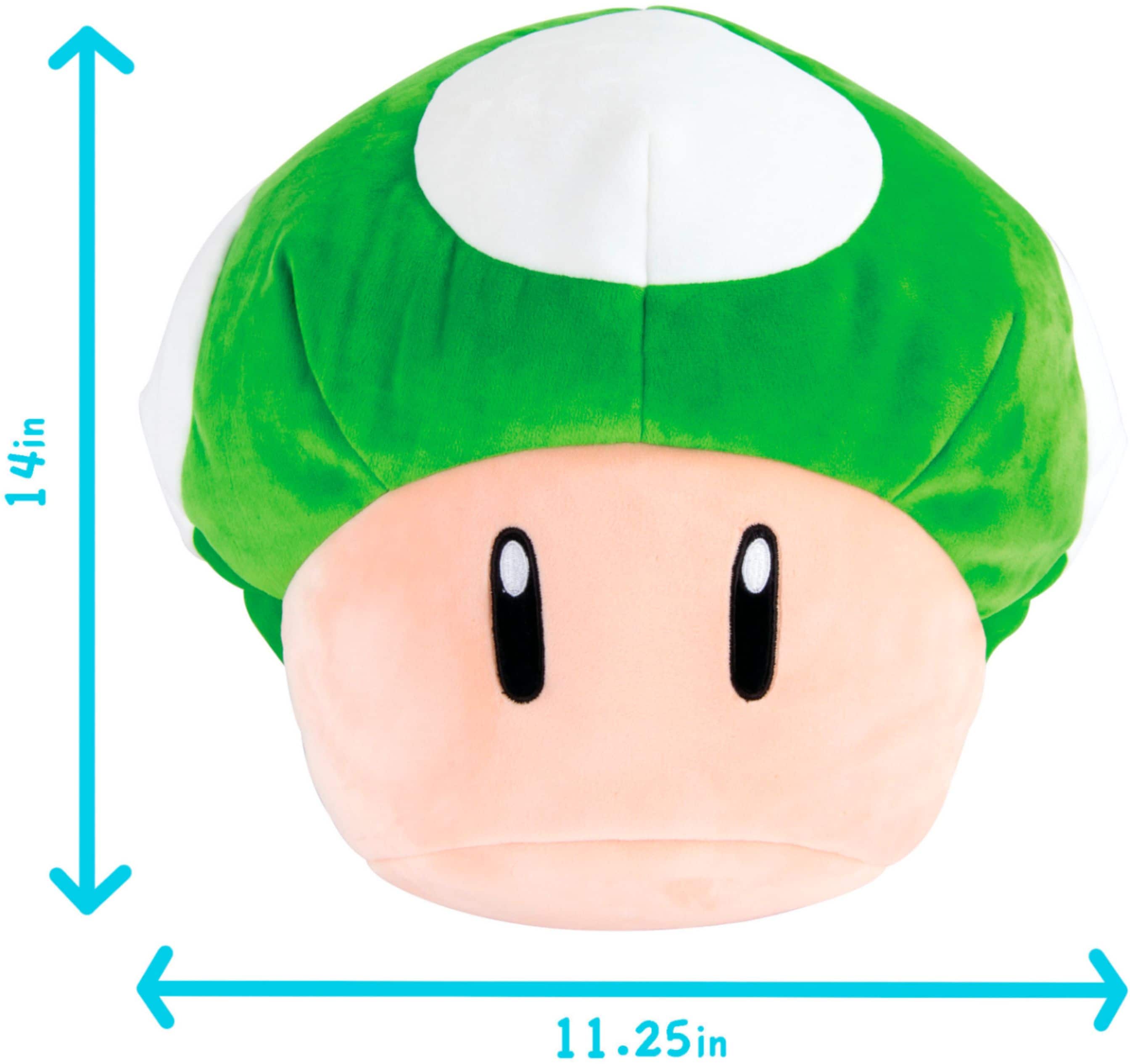 Alt View 11. TOMY - Club Mocchi Mocchi - 15-inch Mario Kart 1-Up Mushroom Mega Plush.