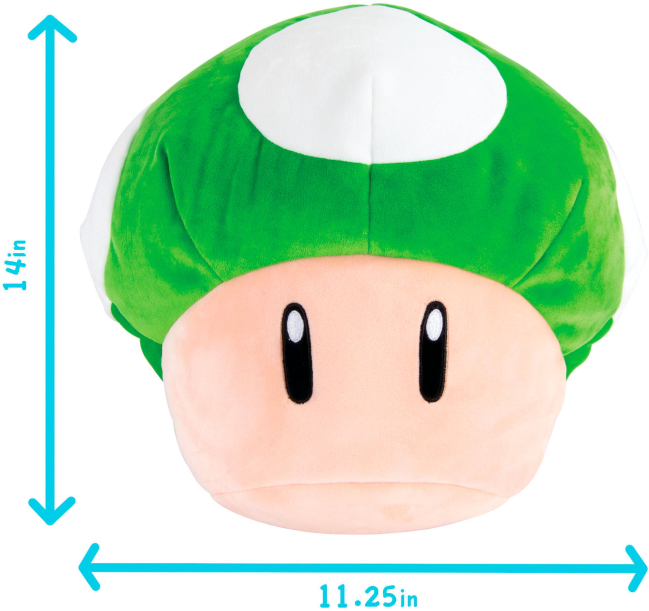Alt View 11. TOMY - Club Mocchi Mocchi - 15-inch Mario Kart 1-Up Mushroom Mega Plush.