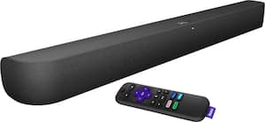 Roku - 2.0-Channel Smart Soundbar - Black - Front_Zoom