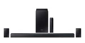 Samsung - 4.1-Channel 240W Soundbar System - Jet Black - Front_Zoom