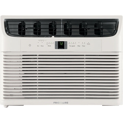 Frigidaire - 450 sq ft Window-Mounted Compact Air Conditioner with Remote Control - White