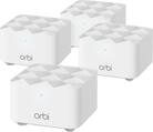 NETGEAR - Orbi AC1200 Dual-Band Mesh Wi-Fi System (4-pack) - White - Larger Front