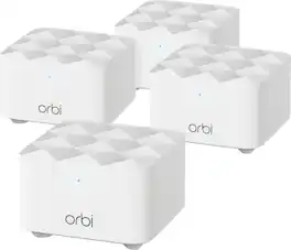NETGEAR - Orbi AC1200 Dual-Band Mesh Wi-Fi System (4-pack) - White