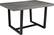 Angle. Walker Edison - Rectangular Rustic Solid Pine Wood Table - Gray.