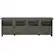 Front. Walker Edison - Tall Split Door TV Stand for Most TVs up to 78" - Slate Grey.