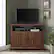 Alt View 13. Walker Edison - Corner TV Stand for Most TVs Up to 50" - Dark Walnut.
