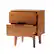Alt View 14. Walker Edison - Mid Century 24" Modern Square Wood 2-Drawer End Table - Caramel.