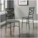 Alt View 12. Walker Edison - X-Back Metal and Wood Dining Chair (Set of 2) - Gray Wash.