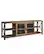Angle. Walker Edison - Farmhouse TV Stand Cabinet for Most TVs Up to 78" - Rustic Oak.