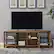 Alt View 12. Walker Edison - Farmhouse TV Stand Cabinet for Most TVs Up to 78" - Rustic Oak.