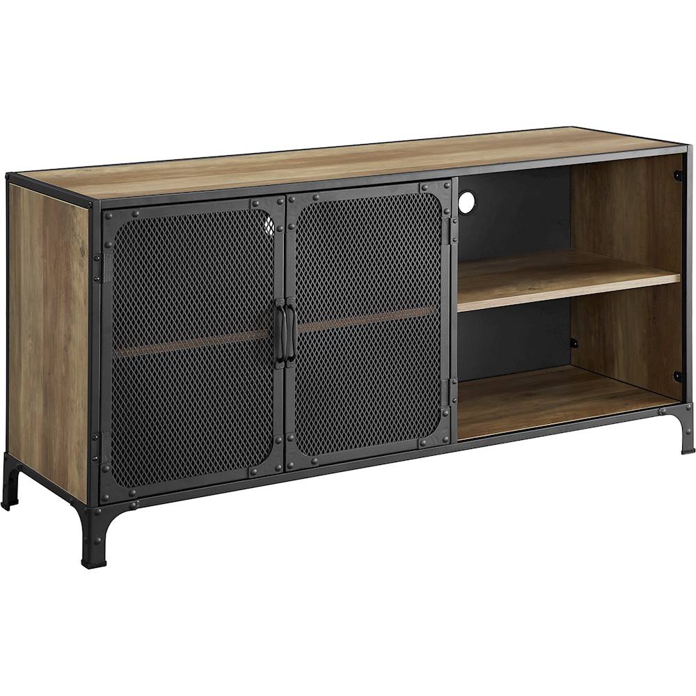 Angle View: Walker Edison - TV Cabinet for Most TVs Up to 56" - Gray Wash