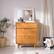 Alt View 16. Walker Edison - Mid Century Modern 3-Drawer Wood Dresser - Caramel.