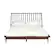 Alt View 18. Walker Edison - Boho Solid Wood Queen Spindle Bed Frame - Walnut.