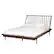 Alt View 19. Walker Edison - Boho Solid Wood Queen Spindle Bed Frame - Walnut.