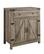 Angle. Walker Edison - Farmhouse Barn Door Accent Cabinet - Gray Wash.