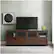 Alt View 14. Walker Edison - Tall Split Door TV Stand for Most TVs up to 78" - Dark Walnut.