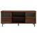 Front. Walker Edison - Transitional TV Stand Cabinet for Most TVs Up to 65" - Dark Walnut.