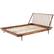 Left. Walker Edison - Boho Solid Wood Queen Spindle Bed Frame - Caramel.