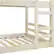 Alt View 12. Walker Edison - Solid Wood Low Twin over Twin Bunk Bed - White - White.