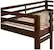 Alt View 11. Walker Edison - Solid Wood Low Loft Twin Bed Frame - Walnut - Walnut.