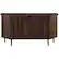 Alt View 12. Walker Edison - Modern Corner TV Stand for Most TVs Up to 52" - Dark Walnut.