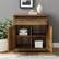 Alt View 16. Walker Edison - Farmhouse Barn Door Accent Cabinet - Rustic Oak.
