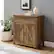 Alt View 15. Walker Edison - Farmhouse Barn Door Accent Cabinet - Rustic Oak.
