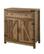 Left. Walker Edison - Farmhouse Barn Door Accent Cabinet - Rustic Oak.