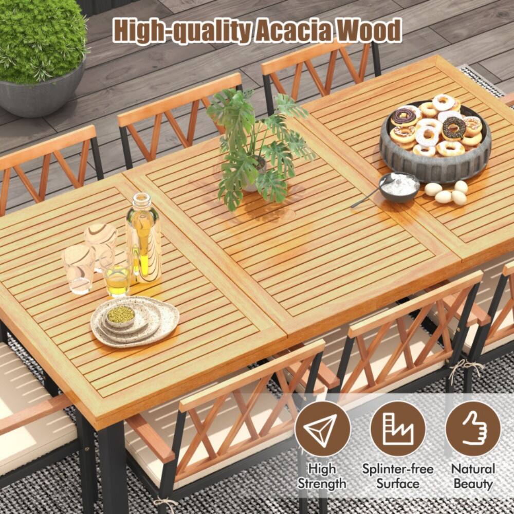 High-quality Acacia Wood

- High Strength
- Splinter-free Surface
- Natural Beauty