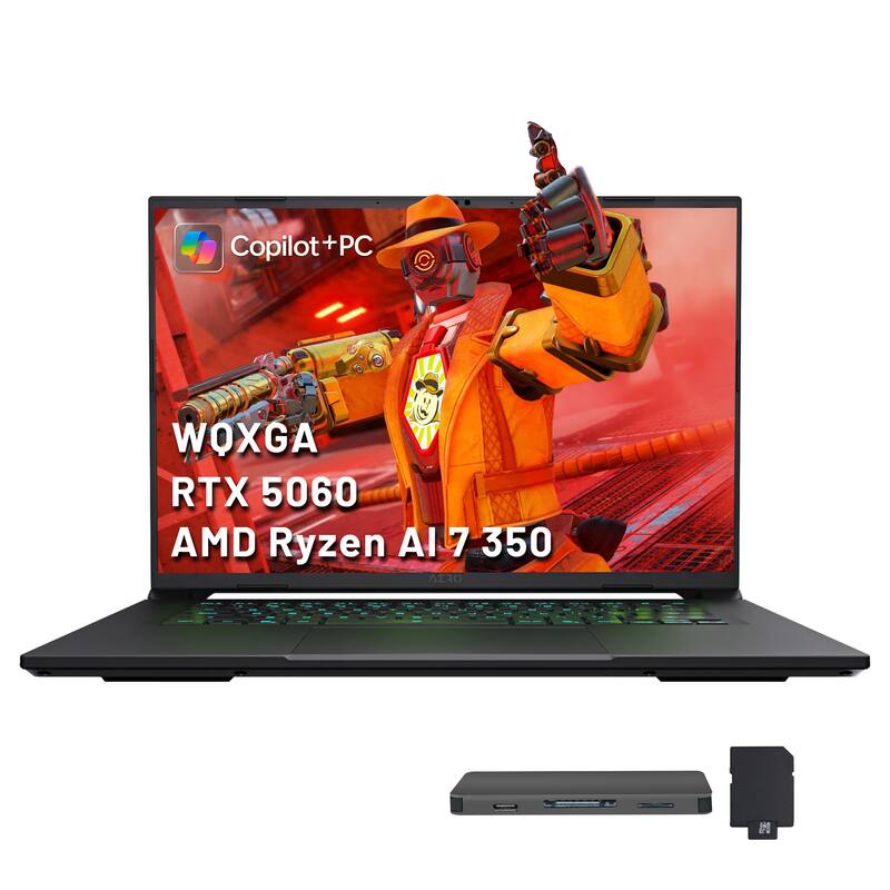 Copilot+PC  
WOXGA  
RTX 5060  
AMD Ryzen AI 7 350