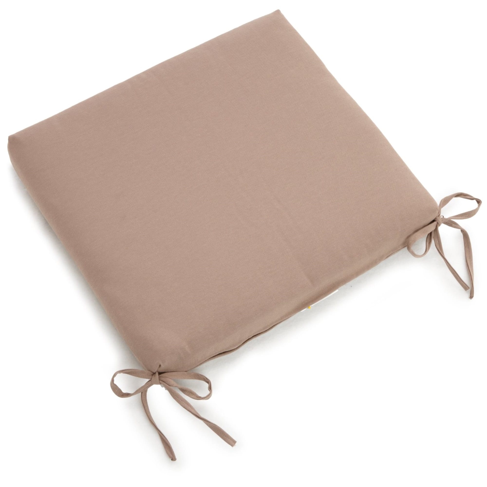 Blazing Needles - 20-inch by 19-inch Twill Chair Cushion - Toffee