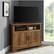 Alt View 15. Walker Edison - Corner TV Stand for Most TVs Up to 50" - Rustic Oak.