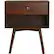 Front. Walker Edison - Mid-Century Solid Wood Nightstand - Walnut.