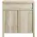 Alt View 11. Walker Edison - Farmhouse Barn Door Accent Cabinet - White Oak.
