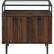 Front. Walker Edison - Rectangular Modern Steel / Tempered Glass Side Table.