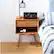 Alt View 13. Walker Edison - Mid-Century Solid Wood Nightstand - Carmel.
