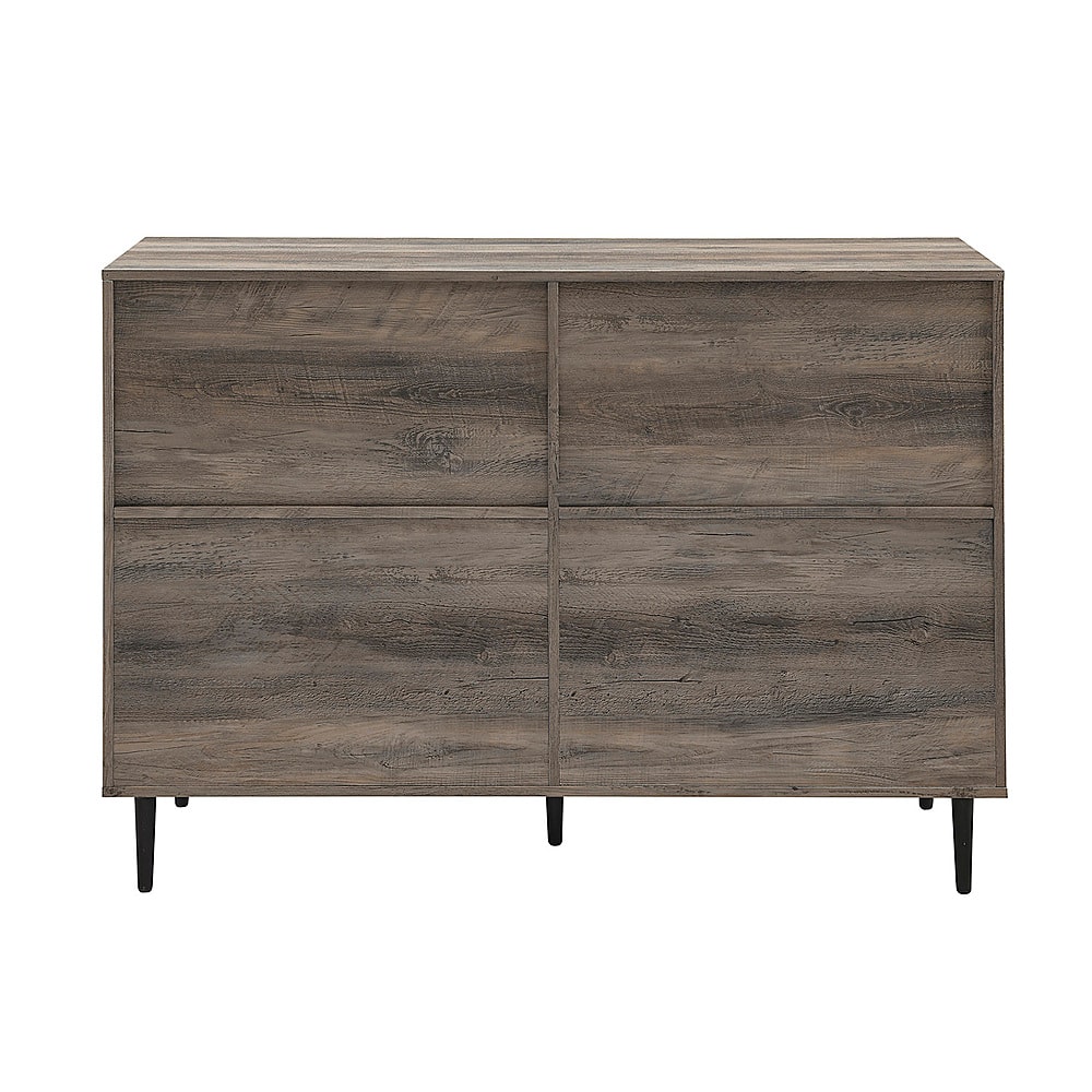 Alt View 11. Walker Edison - 52" Modern 6-Drawer Dresser - Grey Wash.