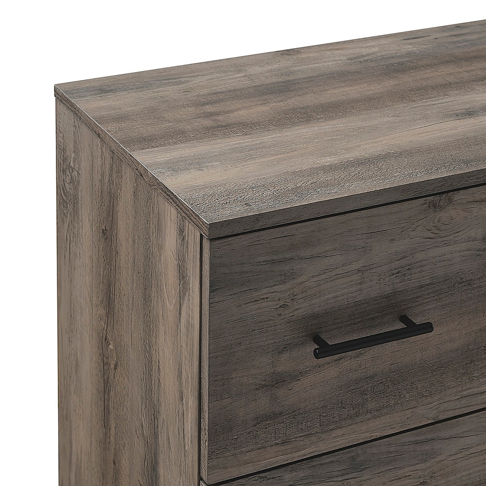 Alt View 12. Walker Edison - 52" Modern 6-Drawer Dresser - Grey Wash.