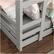Alt View 13. Walker Edison - Walker Edison - Solid Wood Low Twin over Twin Bunk Bed - Grey - Gray.