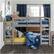 Alt View 14. Walker Edison - Walker Edison - Solid Wood Low Twin over Twin Bunk Bed - Grey - Gray.
