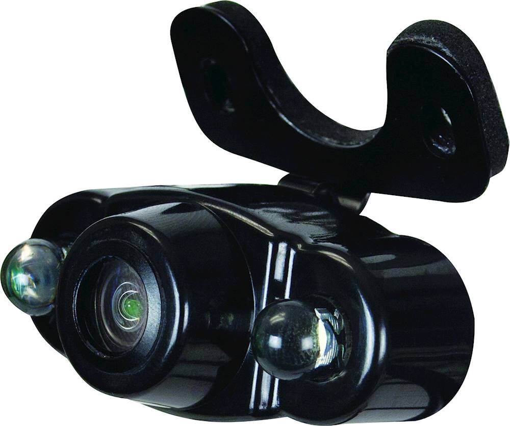 Left. iBEAM - Surface Mount Back-Up Camera - Black.