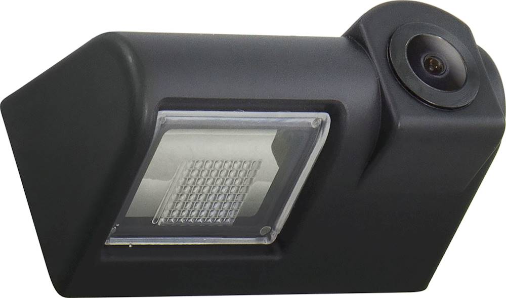 Angle View: iBEAM - License Plate Light Back-Up Camera - Black